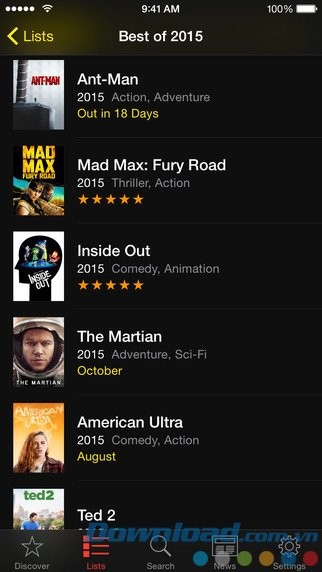 Cập nhật phim bom tấn