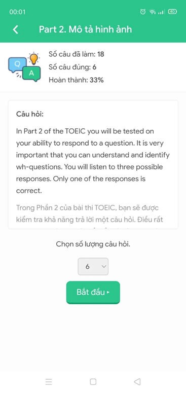 Hỗ trợ luyện thi Toeic