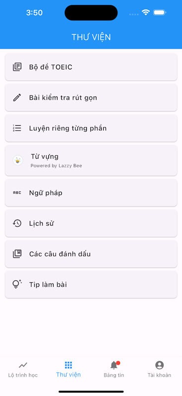 Thư viên đề thi