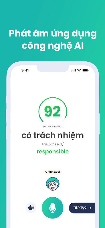 Phát âm với công nghệ Al