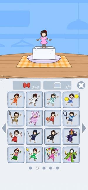 Mở khóa trang phục đẹp cho cô gái