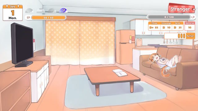 Together with Tiger Girl là game RPG mô phỏng cuộc sống phong cách Anime