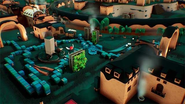 Thế giới trò chơi được thiết kế thủ công với những công trình tuyệt đẹp