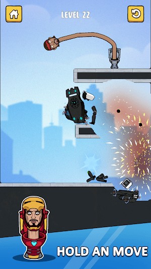 Điều khiển đơn giản bằng cách giữ và hành động