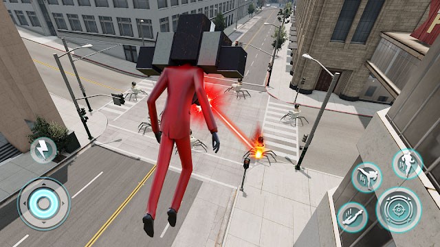 Giải phóng siêu sức mạnh của bạn để tiêu diệt kẻ thù trong game Toilet Monster Rope Game