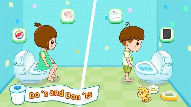 Toilet Traning đưa ra các tình huống chân thực trong đời sống
