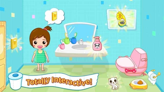 Gameplay của Toilet Traning mang tính tương tác cao