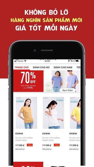 Luôn cập nhật thêm sản phẩm với giá tốt