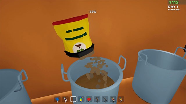 Nấu ăn và pha chế những món kỳ quặc để phục vụ khách hàng qua trạm thu phí