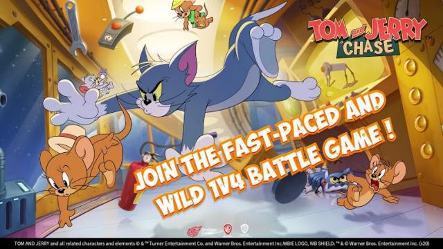 Tham gia cuộc chiến mèo chuột vui nhộn trong game Tom and Jerry: Chase