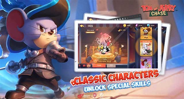Chơi với Tom and Jerry và mở khóa các kỹ năng đặc biệt