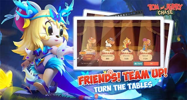 Chơi như một chú chuột và thành lập một đội 4 người với bạn bè