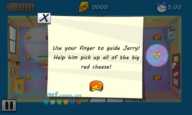 Nhiệm vụ trong game Tom & Jerry: Mouse Maze