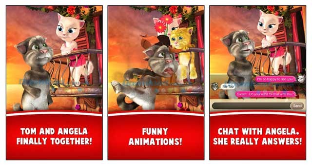 Chơi game Mèo Tom yêu mèo Angela miễn phí trên Android