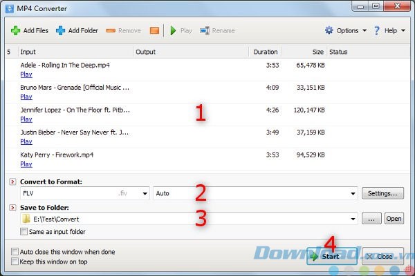 Cách dùng MP4 Converter