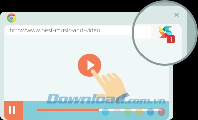 Nhấn nút Play để xem trước video