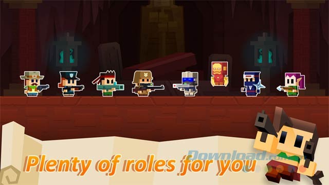 Mở khóa hàng loạt anh hùng độc đáo