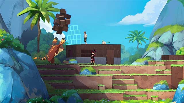 Các khối trong game tuân thủ cơ chế vật lý trong thế giới thực