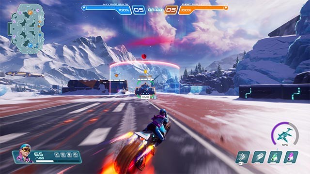 Chọn 1 trong 9 anh hùng với kỹ năng bắn súng, đua xe và chiến đấu tuyệt vời