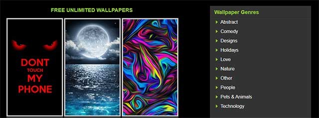 Người dùng cũng có thể tải hình nền điện thoại miễn phí