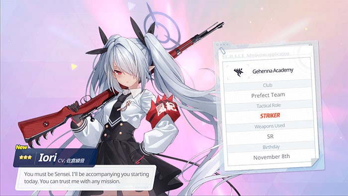 Game nhập vai gacha - Blue Archive