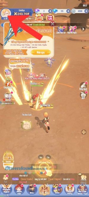 Ấn vào mục Ảnh Avatar