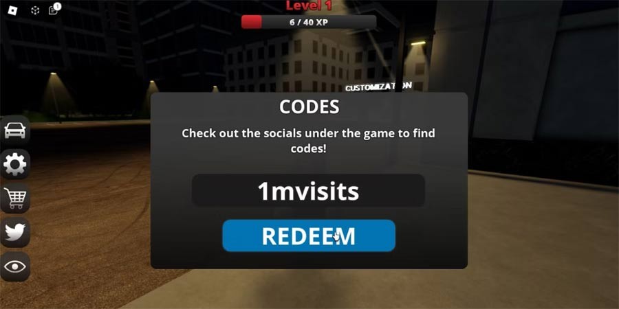 Nhập code Highway Legends