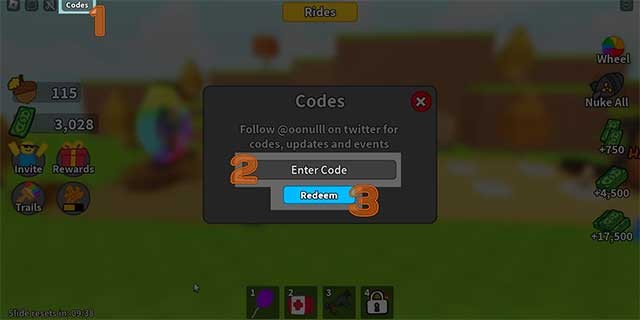 Các bước đổi code Slide Down A Hill Roblox