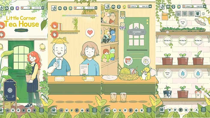 Little Corner Tea House mang đến cho game thủ trải nghiệm tự mình quản lý tiệm trà với hàng trăm công thức đồ uống khác nhau