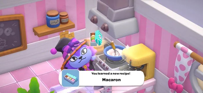 Người chơi sẽ mở khóa công thức nấu ăn mới khi có đủ nguyên liệu và chế biến chúng tại đúng địa điểm