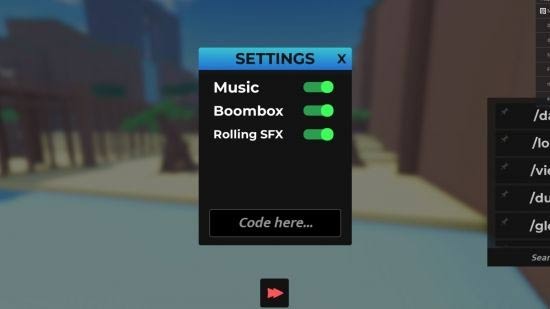 Màn hình đổi code Admin RNG