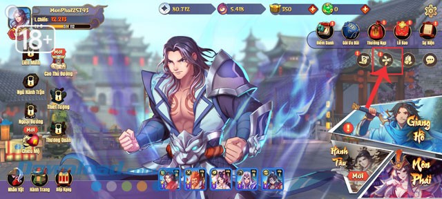 Ấn vào mục Hòm thư