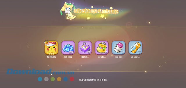 Nhận phần thưởng