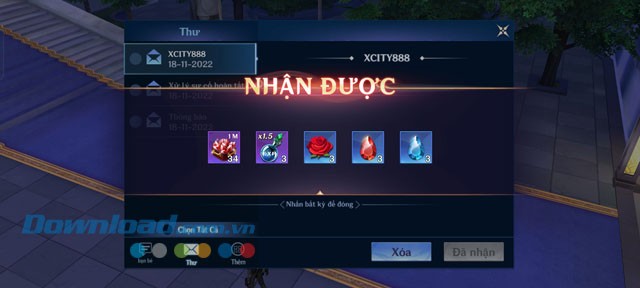 Chạm vào vị trí của màn hình