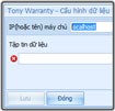 Tony Warranty - Phần mềm quản lý bảo hành, sửa chữa chuyên nghiệp
