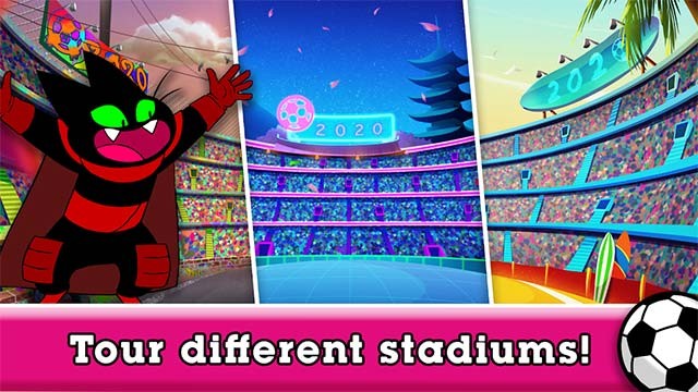 Khám phá sân vận động mới trong game Toon Cup 2020