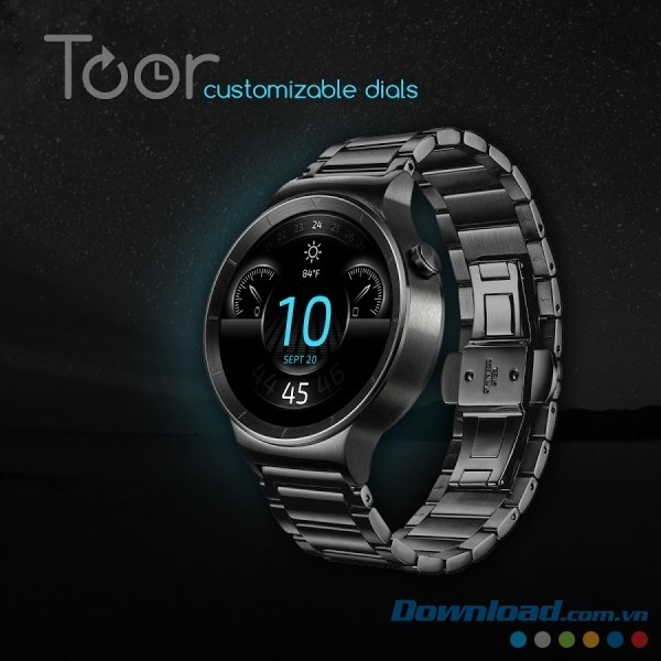 Toor Watch Face for Android Wear giúp bạn cá nhân hóa mặt đồng hồ như ý