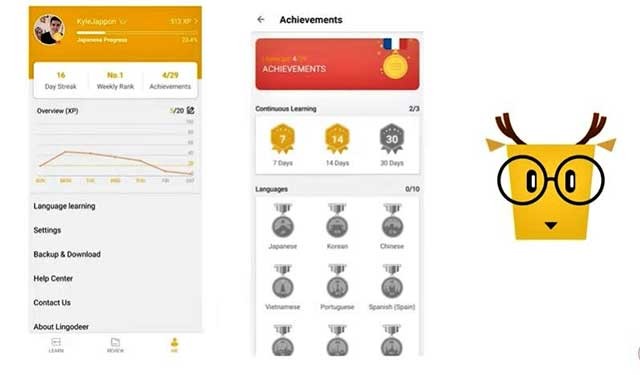 LingoDeer rất quen thuộc đối với dân ngoại ngữ