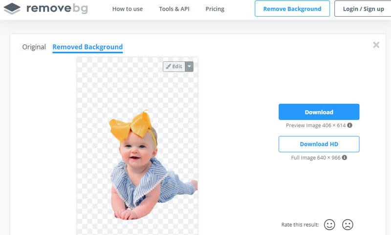 remove.bg nổi tiếng với khả năng xóa nền tự động bằng AI cực nhanh