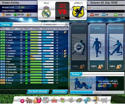 Các cầu thủ của đội