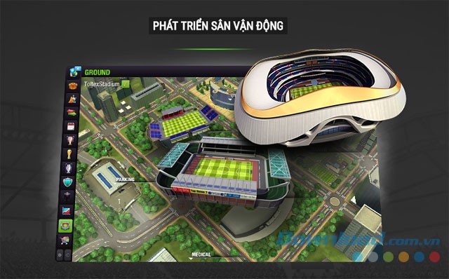 Nâng cấp sân vận động