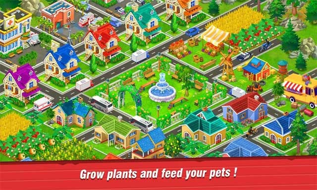 Trồng cây nông nghiệp và chăm sóc thú cưng của trong trang trại Top Farm Frenzy Android