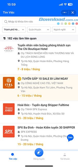 Zalo Mini App noi bat 5*454533