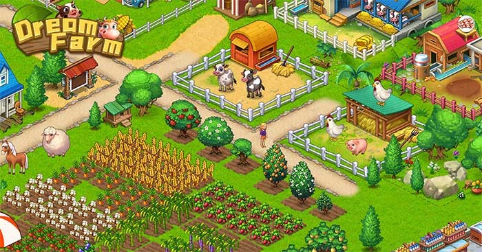 Dream Farm: Harvest Day có đồ họa giống Hay Day
