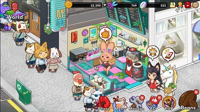 Paka Coffee có lối chơi mới lạ