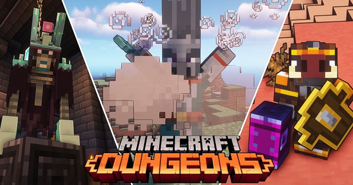 Tựa game phiêu lưu theo phong cách Dungeon crawler - khám phá hầm ngục tăm tối - Minecraft Dungeons
