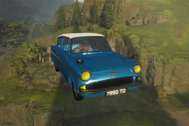 Sau khi cài đặt, bạn có thể lái chiếc Ford Anglia trong Hogwarts Legacy