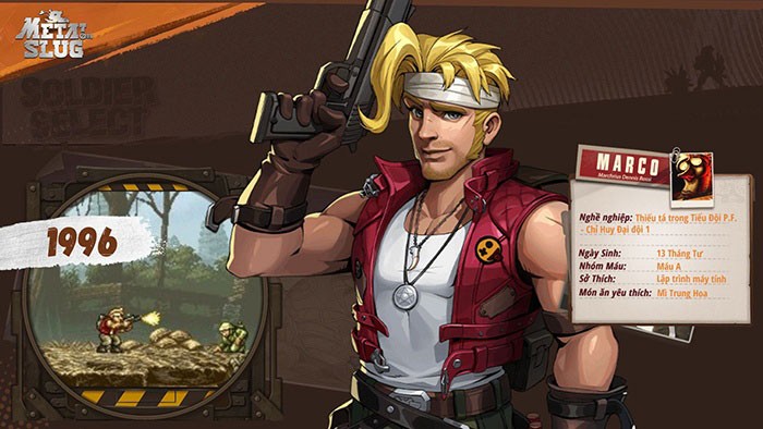 Top Nhân Vật Metal Slug: Awakening Mạnh Nhất