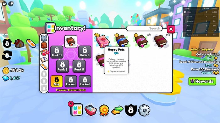 TOP Enchant tốt nhất Pet Simulator 99 - Hướng dẫn trang bị