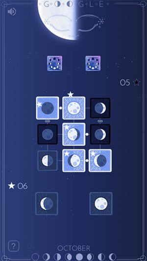 Trò chơi Rise of the Half Moon trên Google Doodle